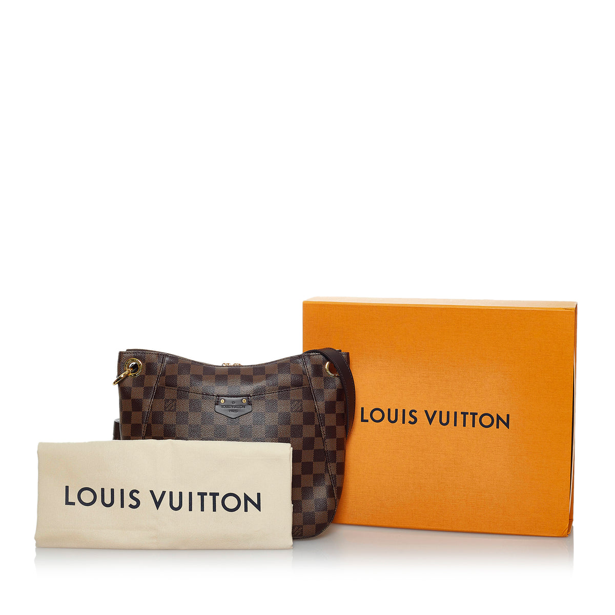 Louis Vuitton - LOUIS VUITTON STUNNING DAMIER EBENE SOUTHBANK BESACE  CROSSBODY BAG & RECEIPT & DUSTBAG on Designer Wardrobe