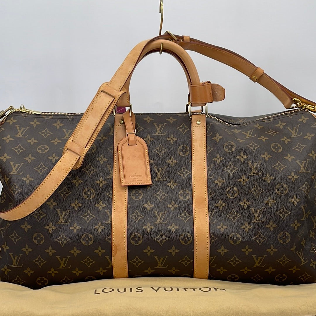 Louis Vuitton, Bags, Louis Vuitton Keepall Bandouliere 55