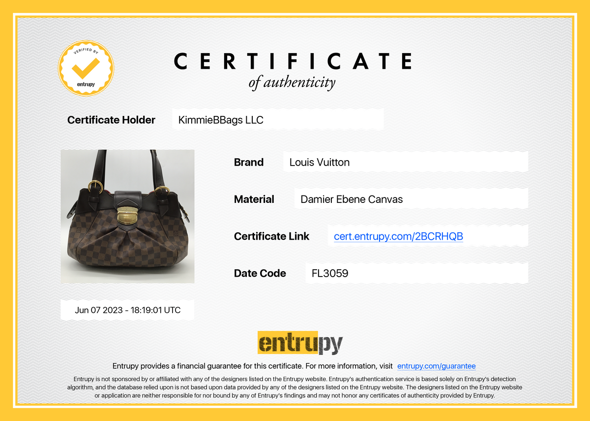 How to Spot a Fake: Louis Vuitton Damier Ebene Sistina