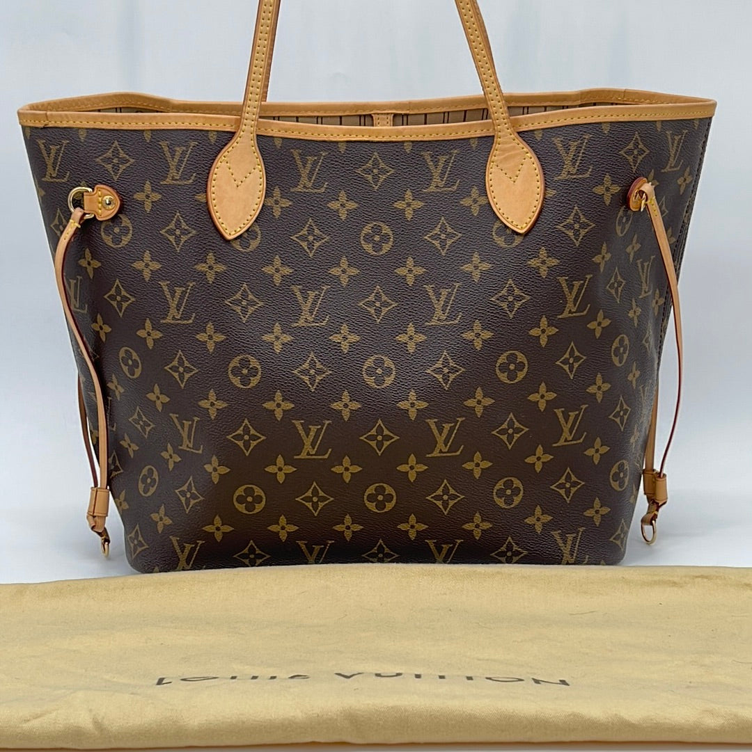 Louis Vuitton Neverfull MM - Lv Neverfull Canvas Tote Bag