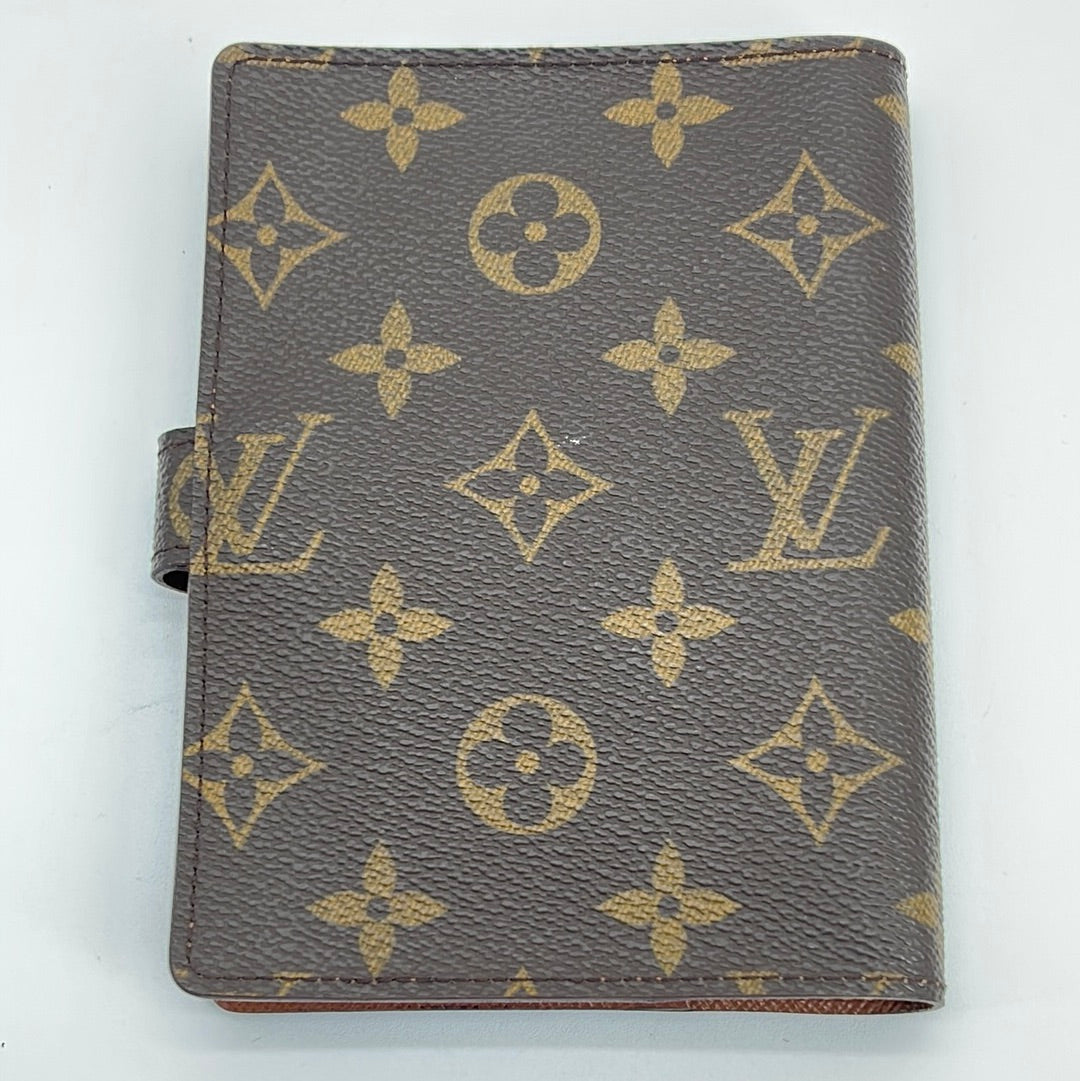 Authentic Louis Vuitton Monogram Agenda PM Day Planner Cover with