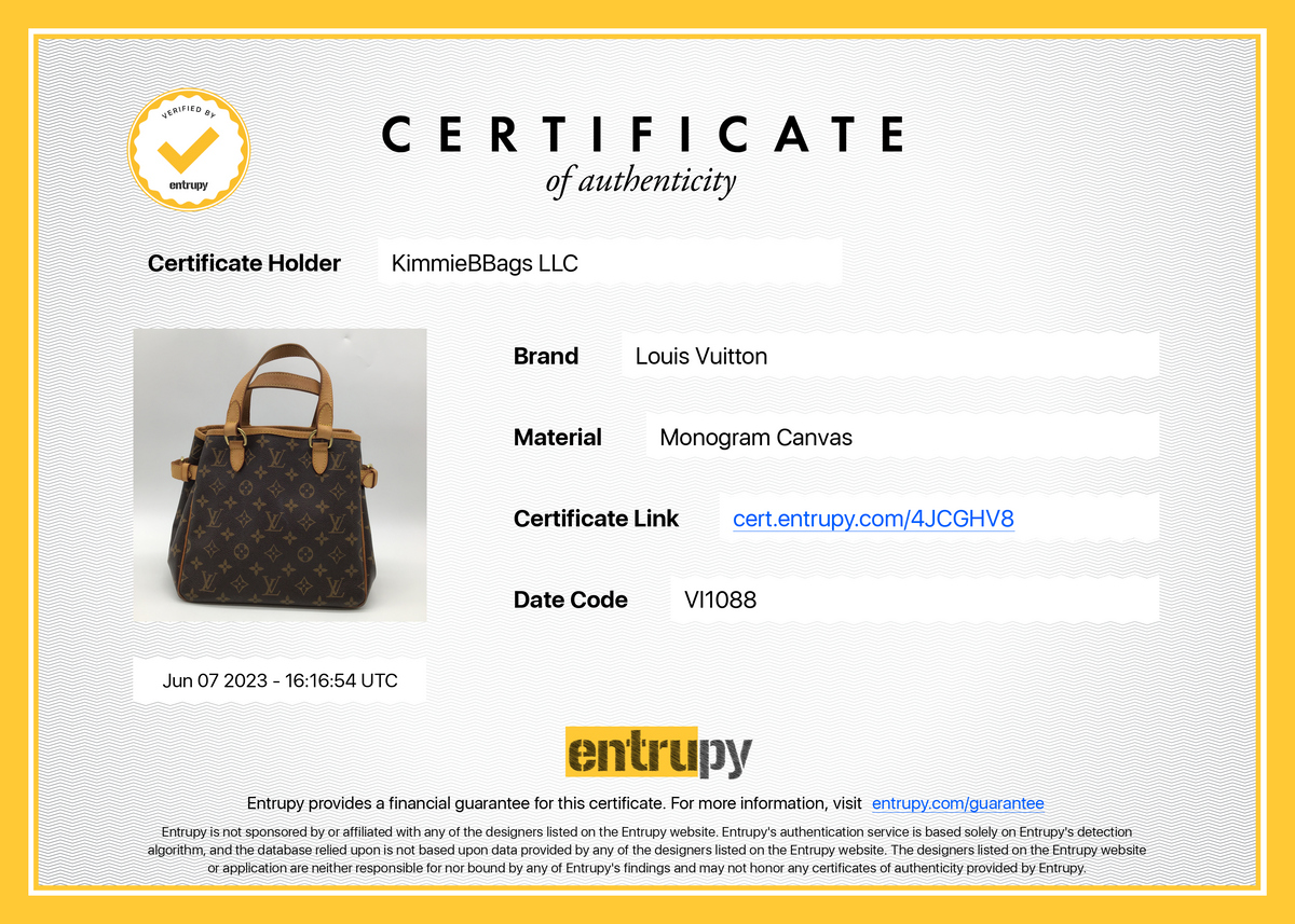 Louis Vuitton Brown Monogram Canvas Batignolles PM Shoulder Bag in 2023