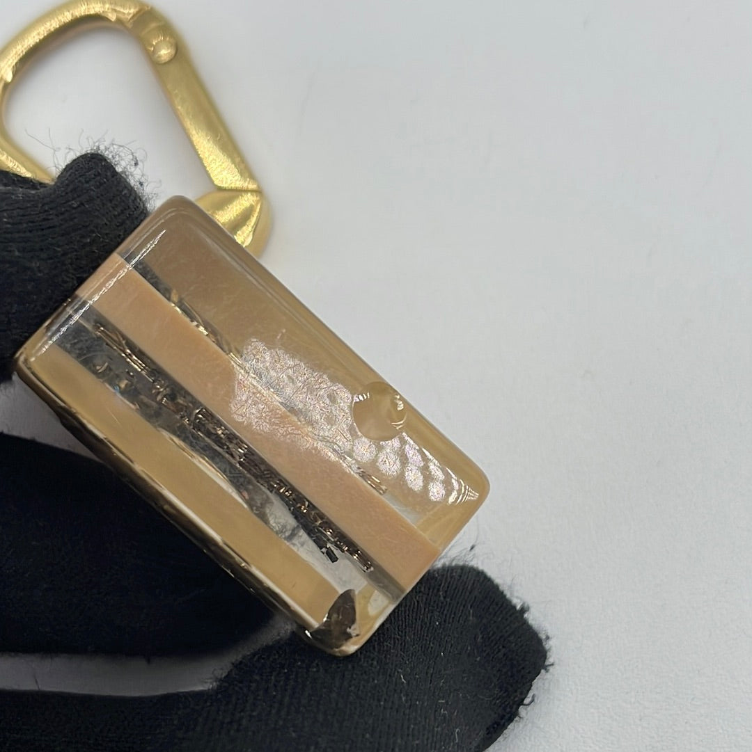 Louis Vuitton Beige Inclusion Speedy Key Holder and Bag Charm