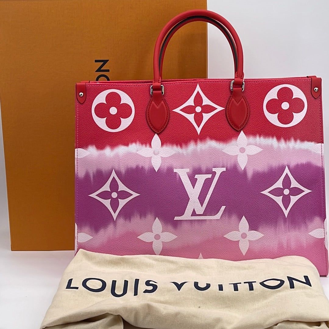 Louis Vuitton Onthego Monogram Giant Red/Pink