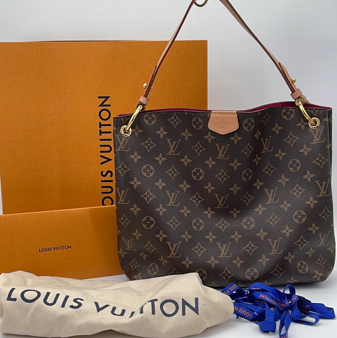Louis Vuitton Graceful MM Monogram Bag New