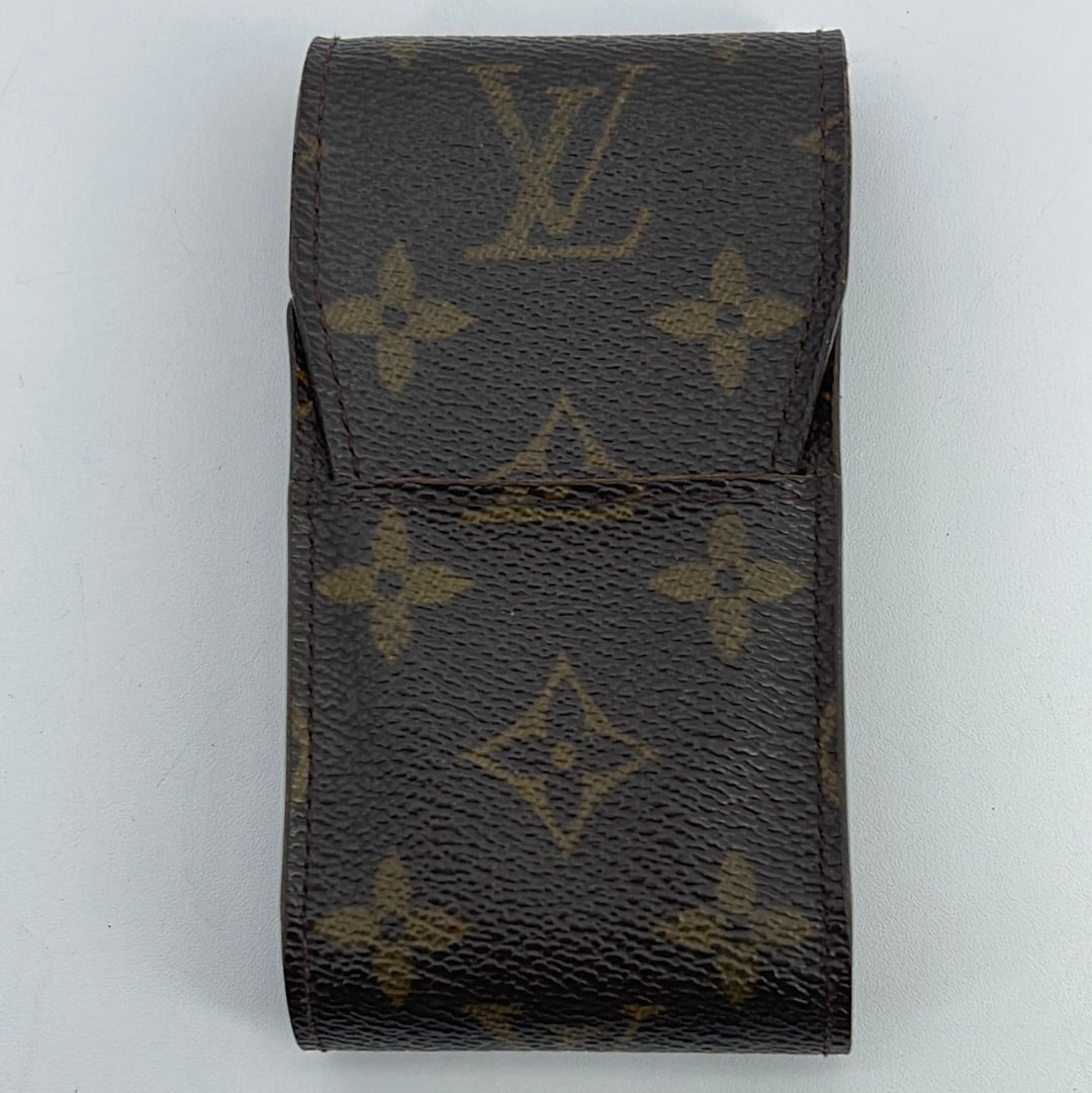 Preloved Louis Vuitton Monogram Tobacco Case CT1000 100223