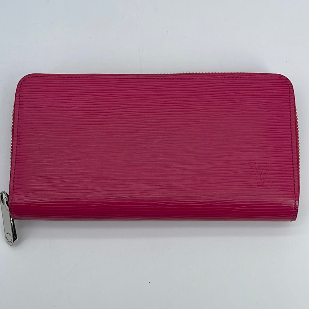 Louis Vuitton Red Epi Leather Zippy Wallet Louis Vuitton
