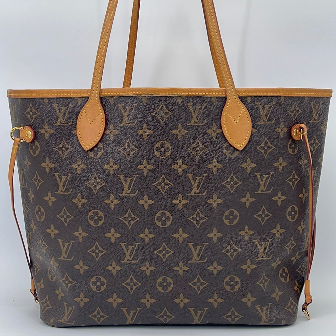 Preloved Louis Vuitton Monogram Neverfull MM Tote Bag CA1147