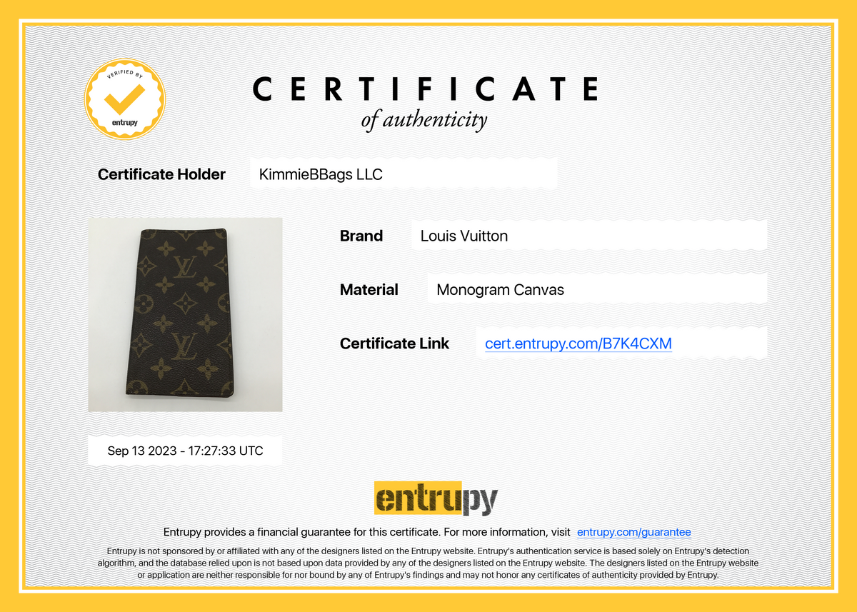 Preloved Louis Vuitton Monogram Checkbook Wallet B7K4CXM 100423