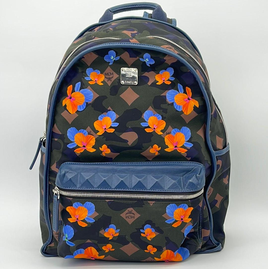 Floral discount mcm bag