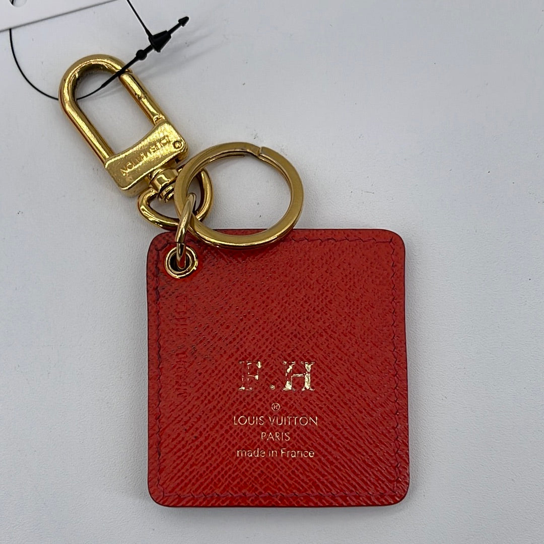 Louis Vuitton LV heart bagcharm Multiple colors Leather ref.239242