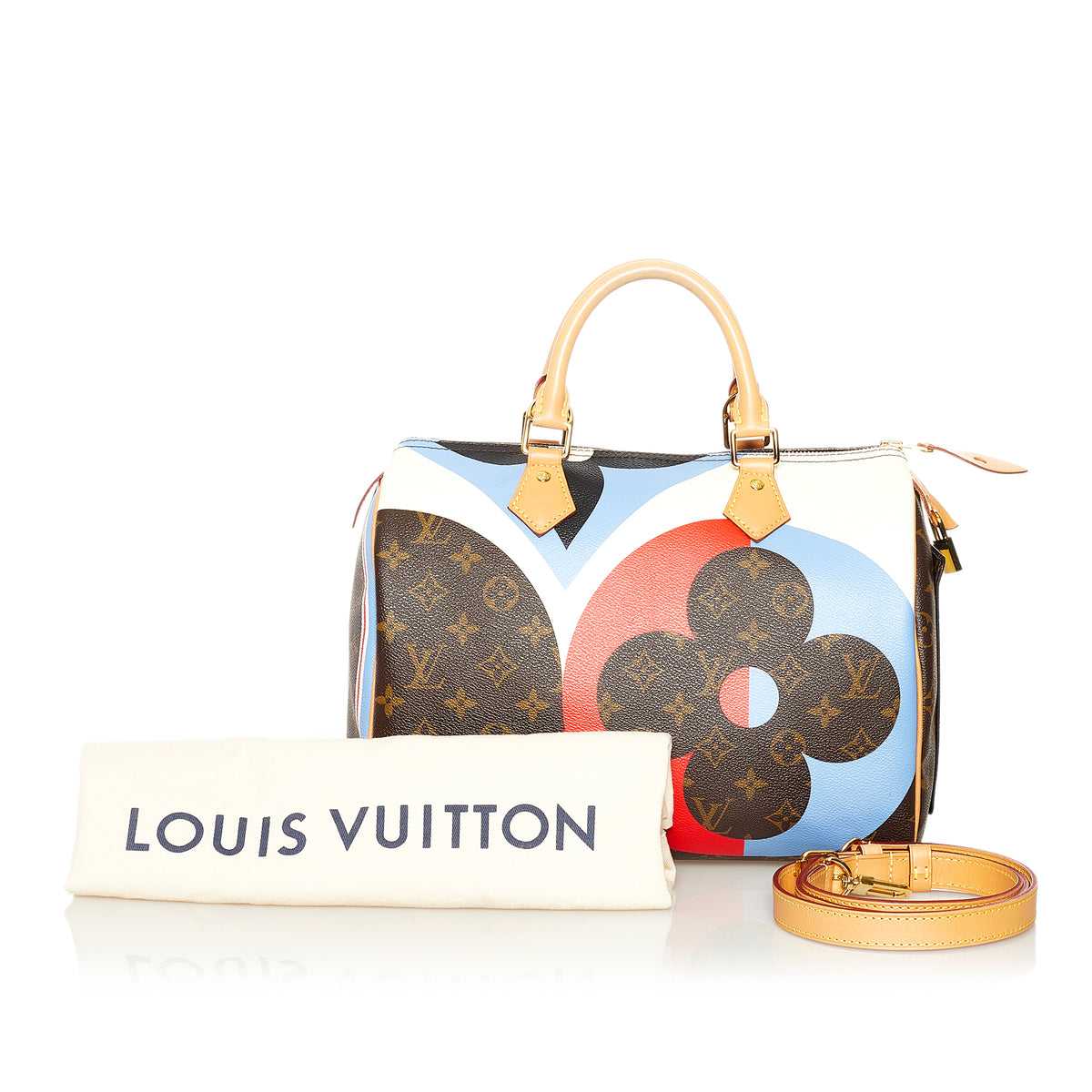 082323 SNEAK PEEK Preloved Louis Vuitton Resin Inclusion Speedy