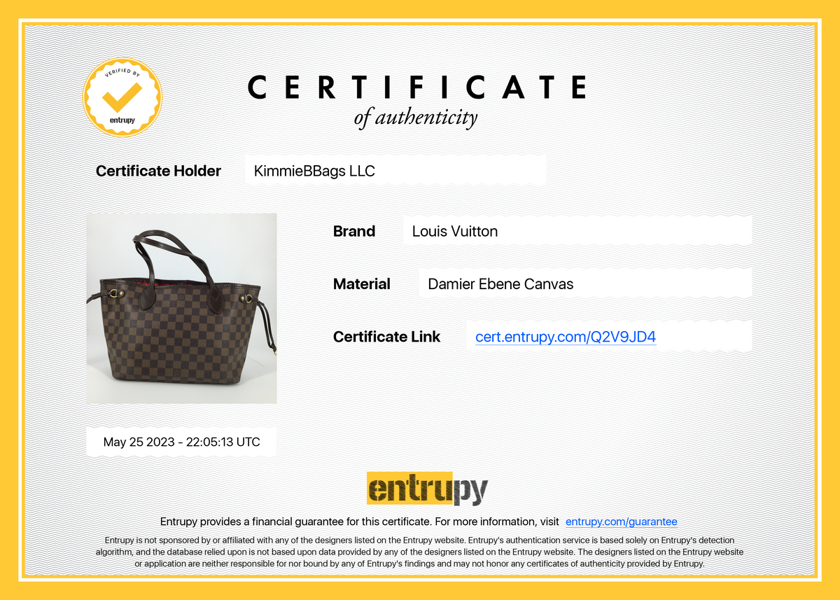 How to Spot Authentic Louis Vuitton Damier Ebene Neverfull MM Bag