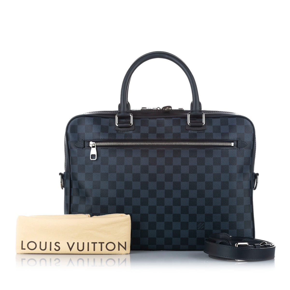 Preloved Louis Vuitton Damier Graphite Porte Documents Business MM FL2 –  KimmieBBags LLC