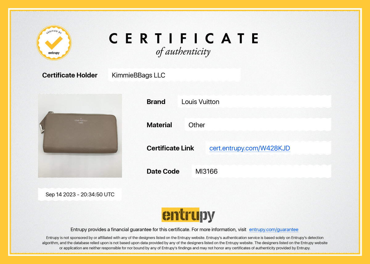 Preloved Louis Vuitton Navy EPI Vertical Zippy Wallet CA5117 100223