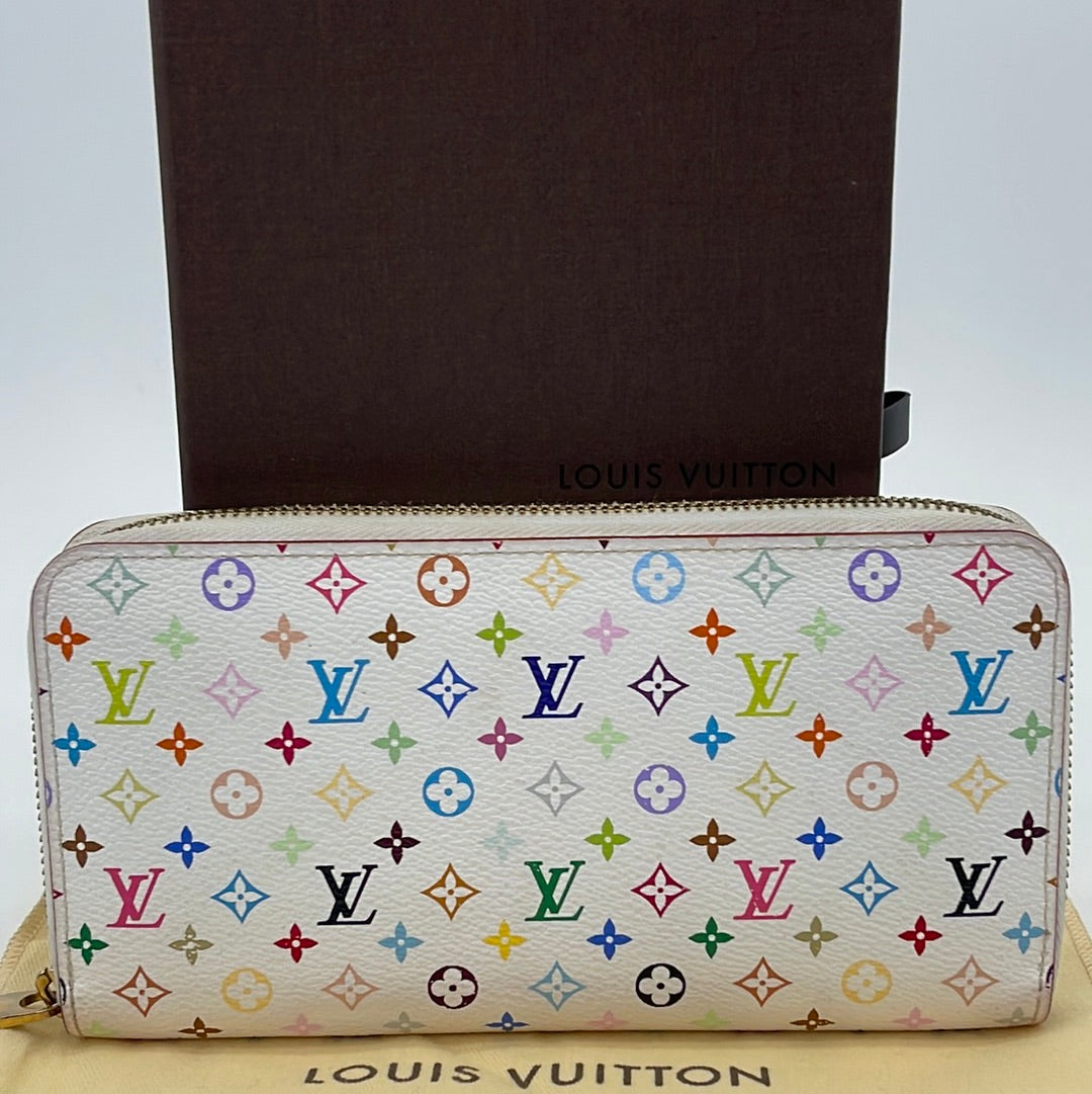 Preloved Louis Vuitton Multicolor Zippy Wallet CA0134 041323