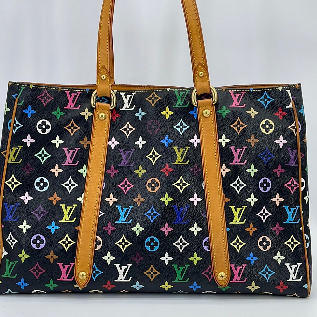 Louis Vuitton Black/Multicolor Canvas Aurelia MM Bag Louis Vuitton