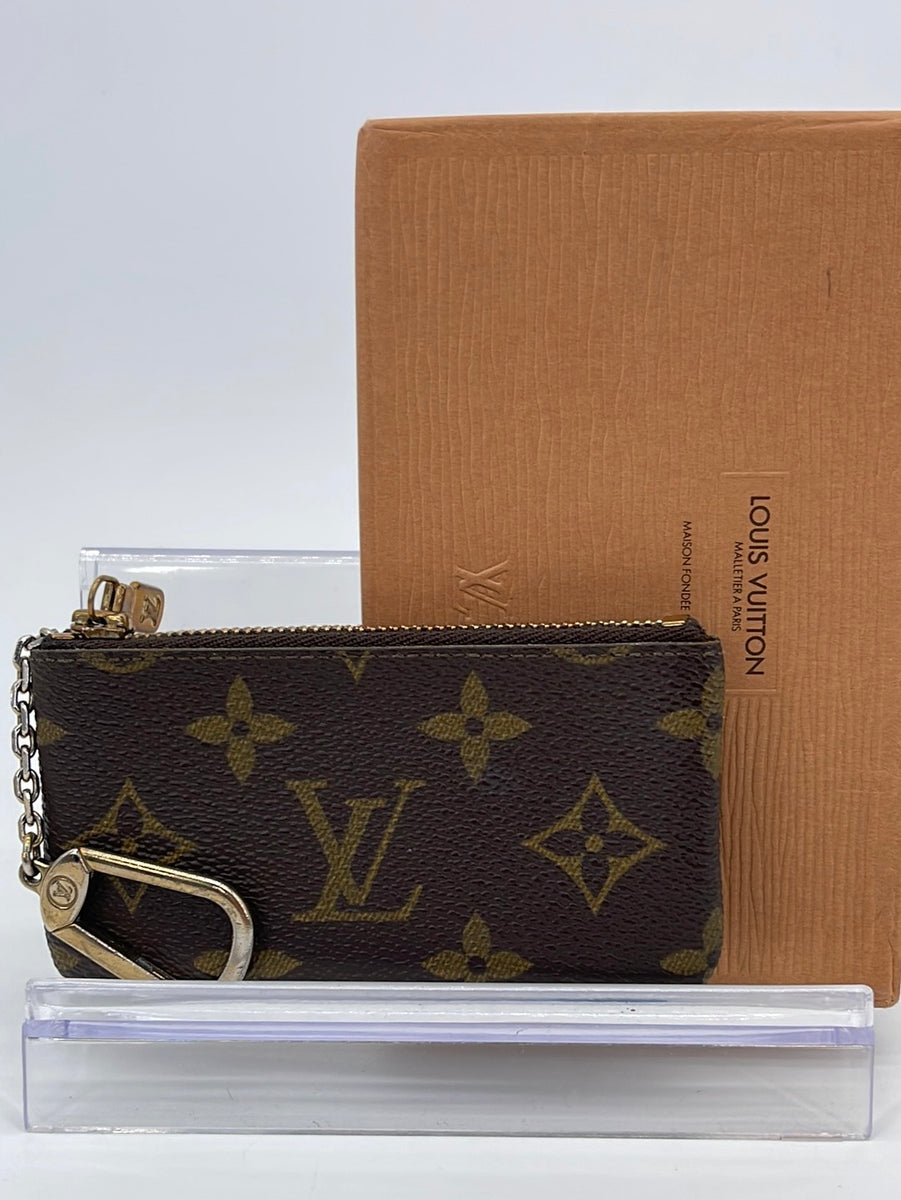 Preloved Louis Vuitton Monogram Pochette Cles Coin Pouch CA0966