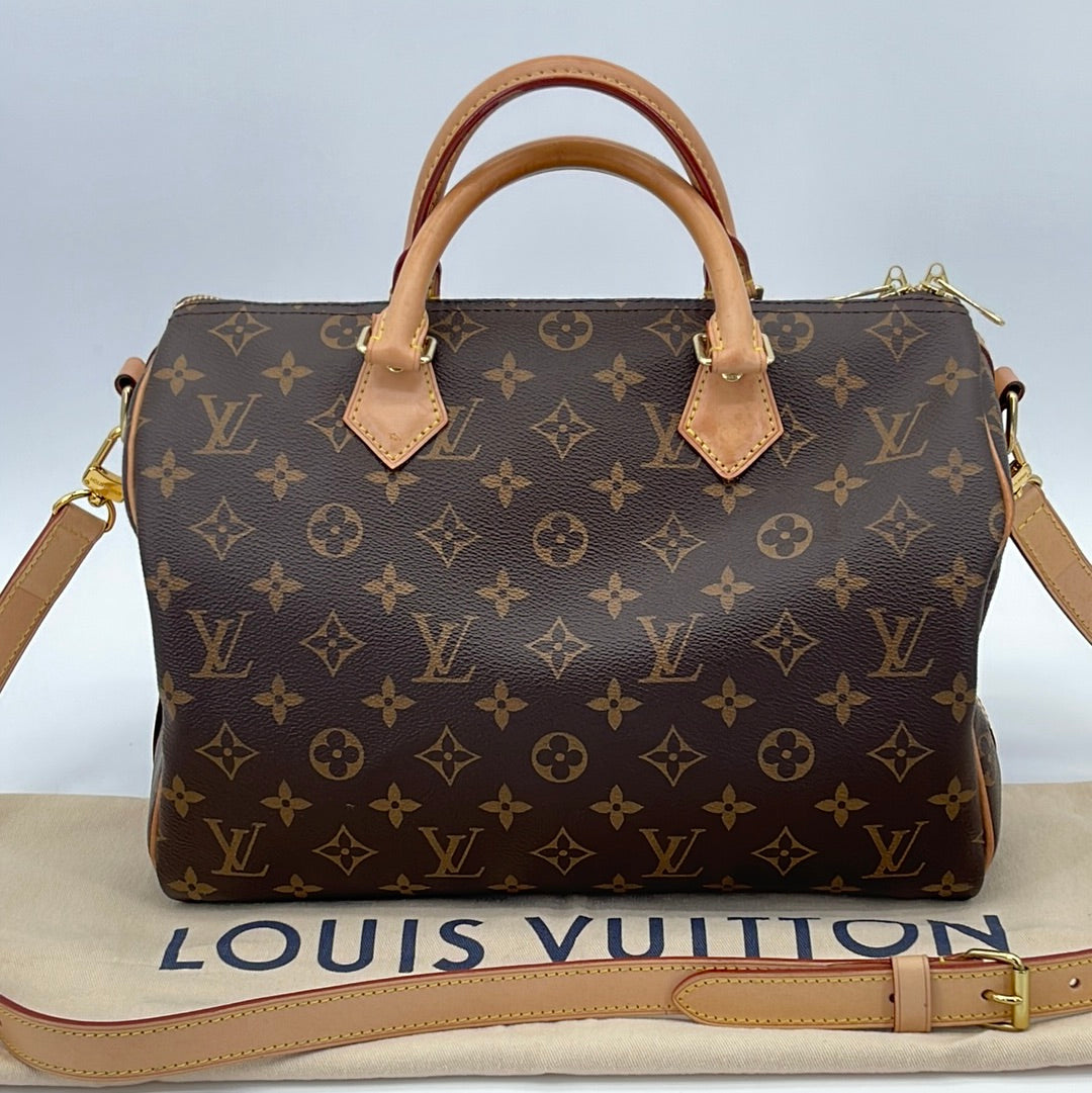 Preloved Preloved Louis Vuitton Monogram Speedy Bandolier Nano Crossbody Bag TH0087 072623 Off