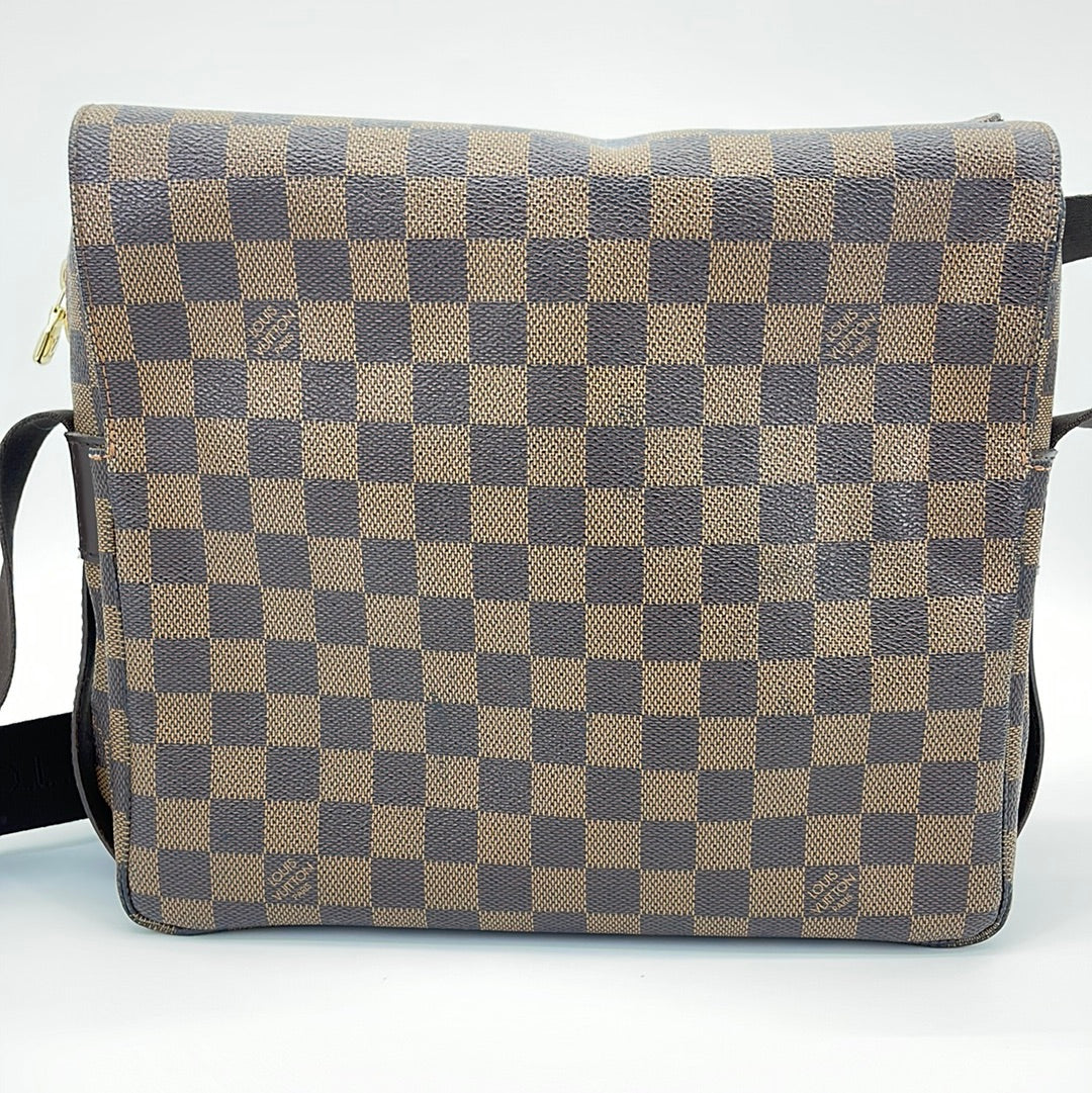 Louis Vuitton LOUIS VUITTON Damier Naviglio Shoulder Bag Ebene N45255