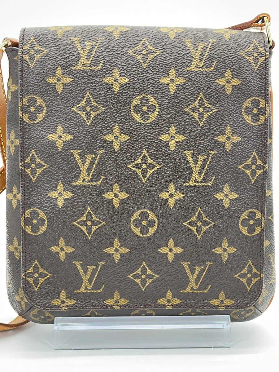 LOUIS VUITTON MUSETTE MONOGRAM CROSS BODY/SHOULDER BAG, adjustable