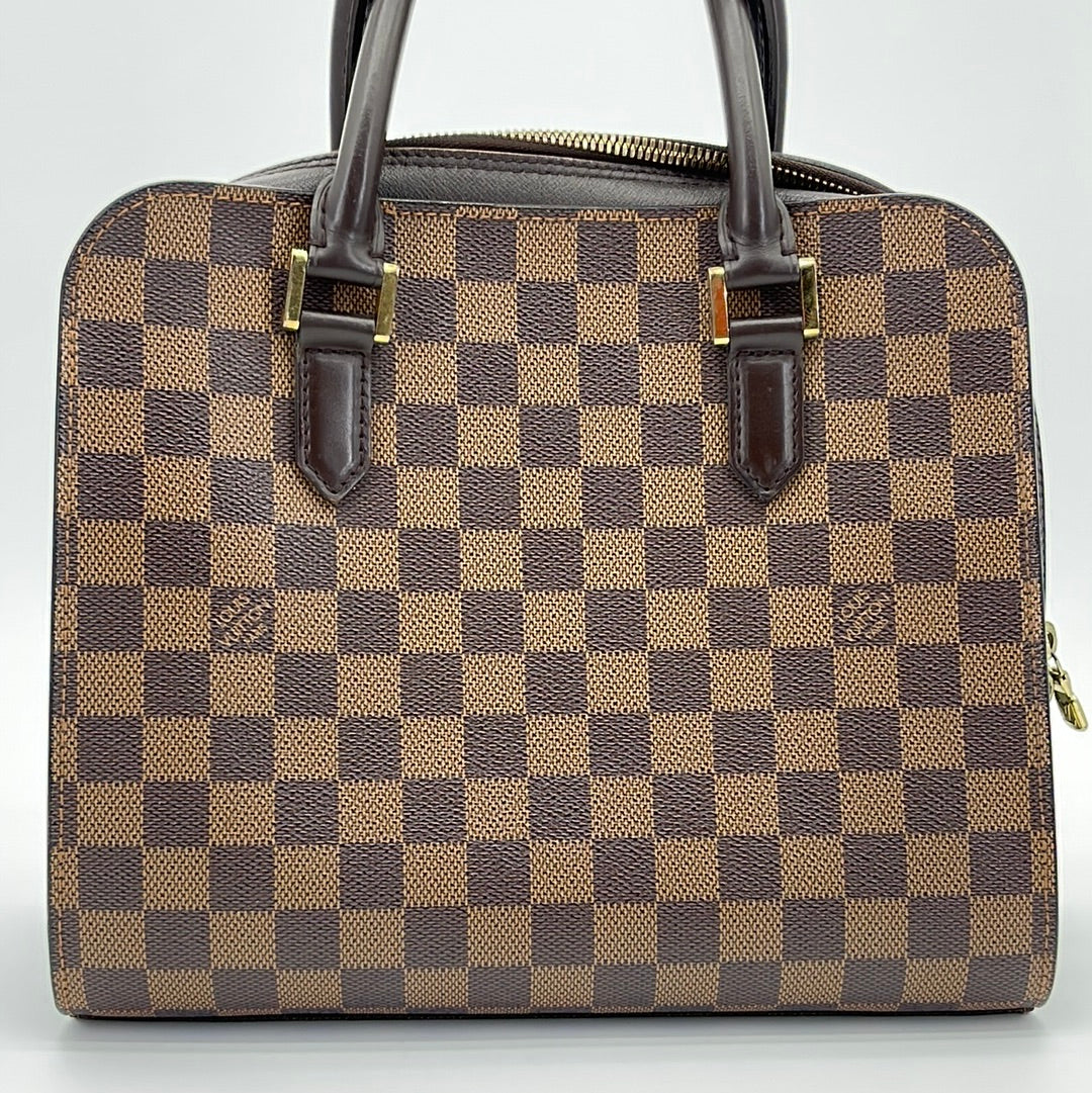 LOUIS VUITTON Damier Ebene Triana Satchel