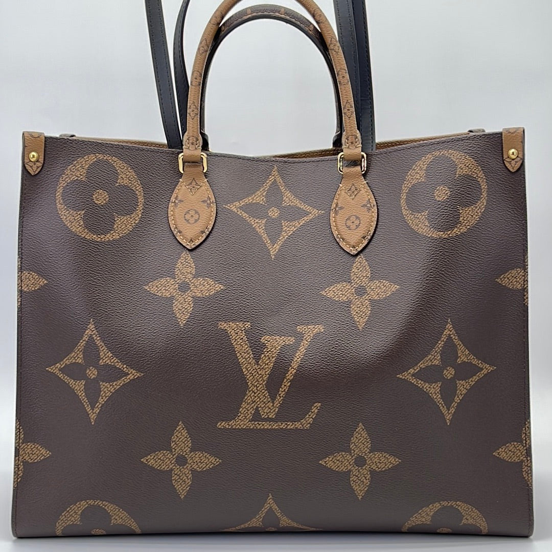 Onthego GM, Used & Preloved Louis Vuitton Tote Bag