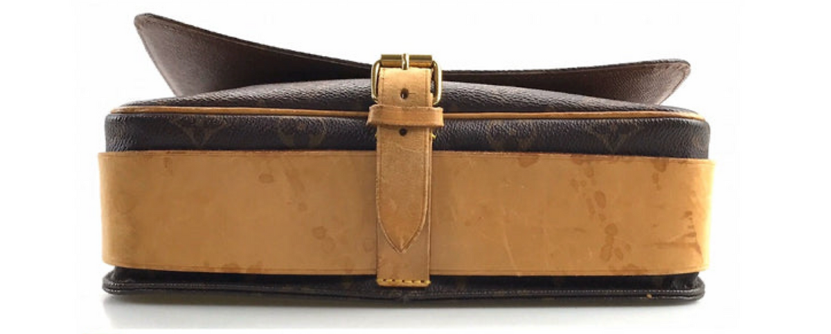 LOUIS VUITTON Cartouchiere GM Shoulder Bag Monogram Leather Brown M51252  30SG493