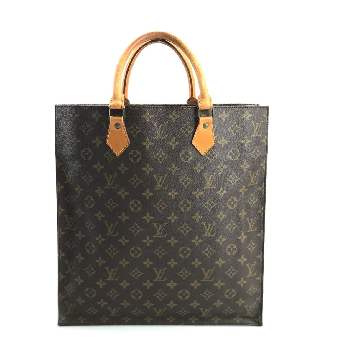 Preloved Louis Vuitton Monogram Sac Plat Tote 862 031123 ** DEAL