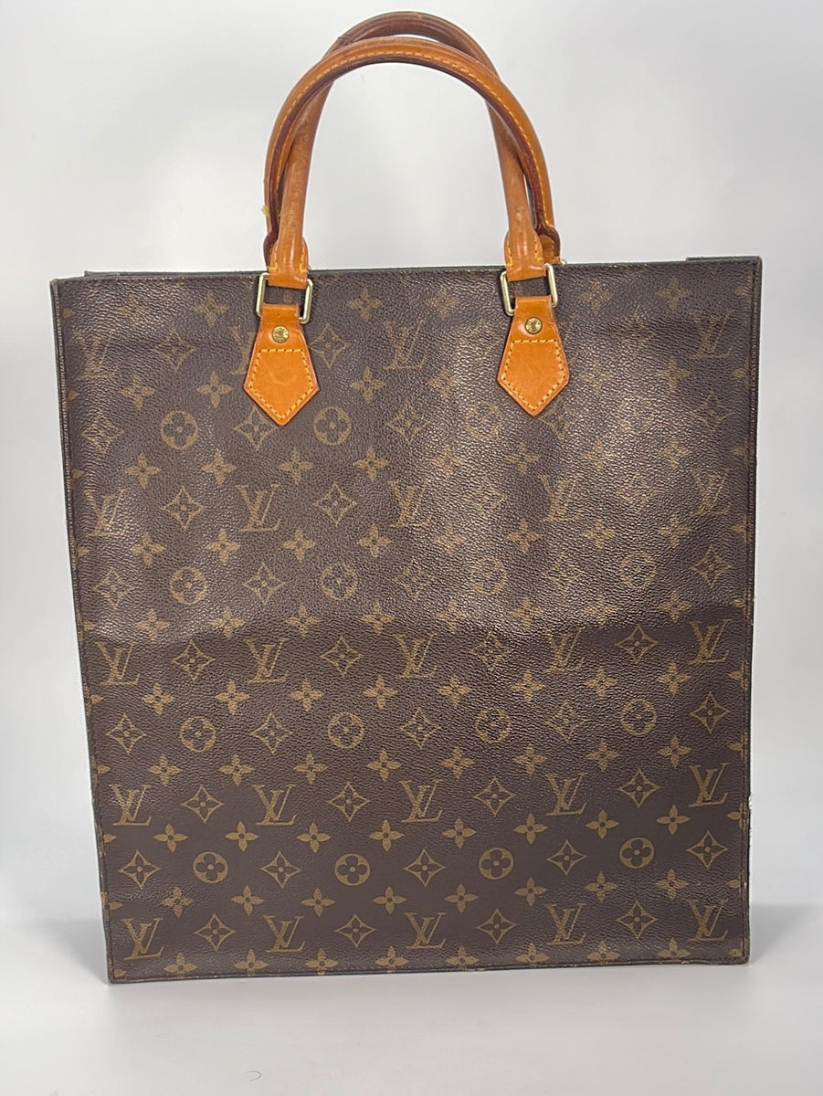 Preloved Louis Vuitton Monogram Sac Plat Tote MI0081 021023 – KimmieBBags  LLC