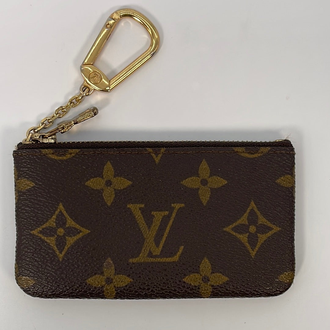 Louis Vuitton Monogram Perforated Pochette Cles Coin Pouch M95222 Brown  Cloth ref.834598 - Joli Closet