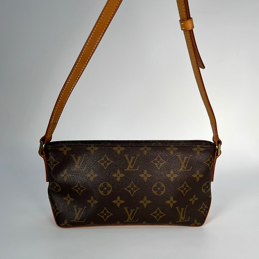 Auth Louis Vuitton Monogram Trotteur Shoulder Crossbody Bag M51240 Used