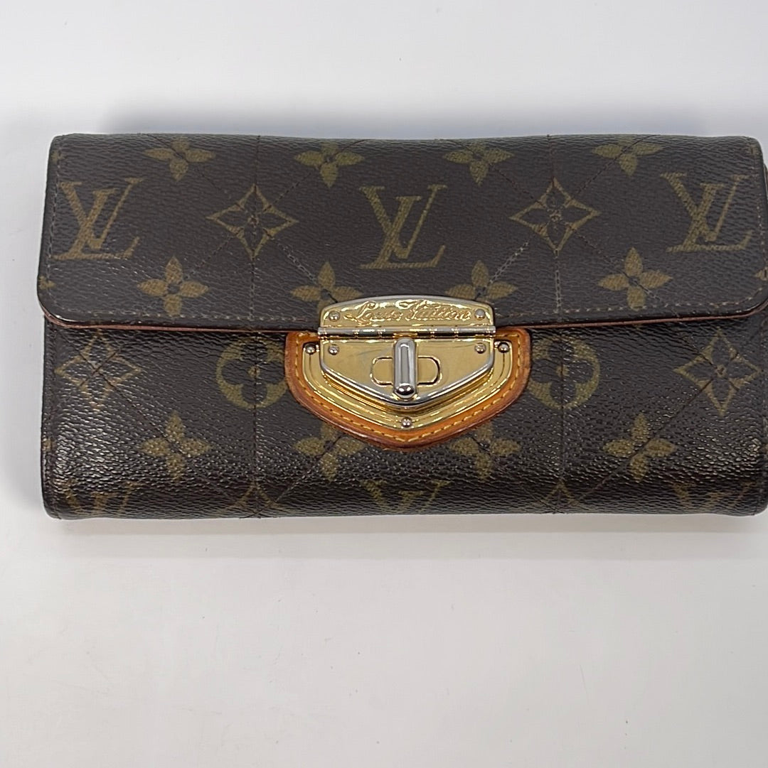 Louis VUITTON year 2010 Wallet 'Sarah' in amaranth pate…