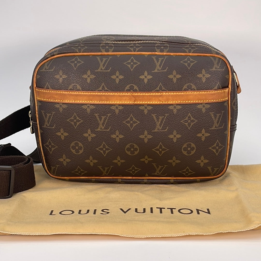 Louis Vuitton Vintage Monogram Reporter PM - Brown Crossbody Bags, Handbags  - LOU786692