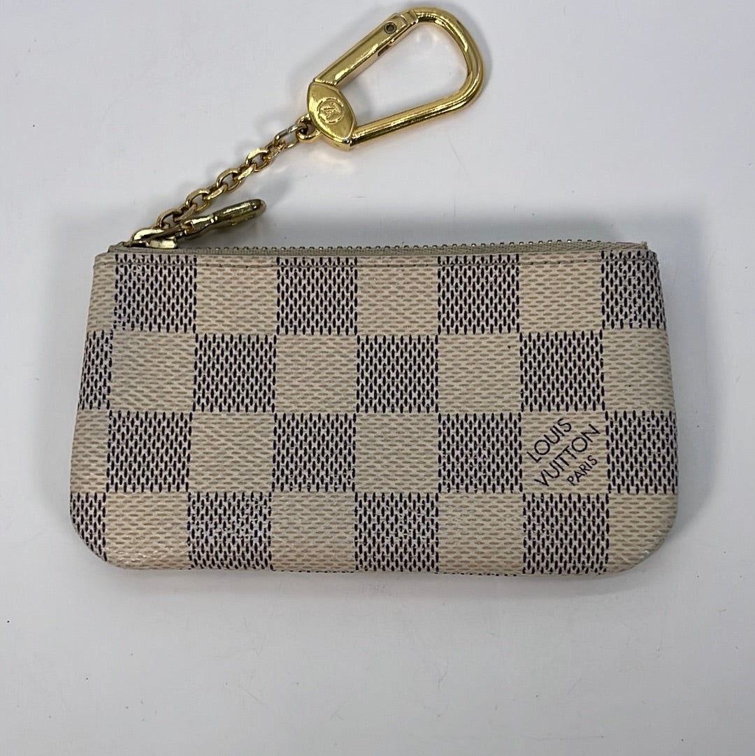 Louis Vuitton Pre-loved Damier Azur Pochette Cles