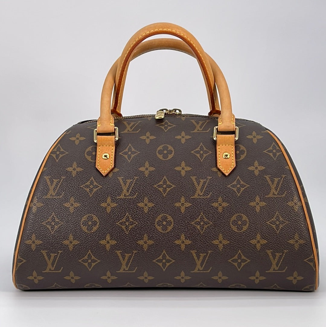 Louis+Vuitton+Ribera+Tote+MM+Brown+Canvas for sale online