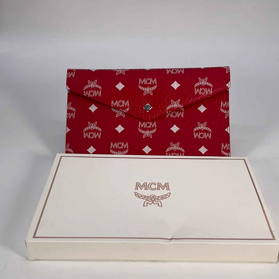 Mcm cheap envelope clutch