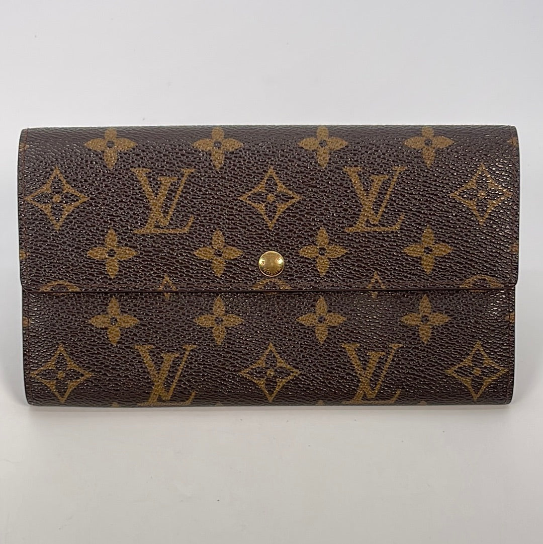 PRELOVED Louis Vuitton Monogram Sarah Wallet CA0977 011723