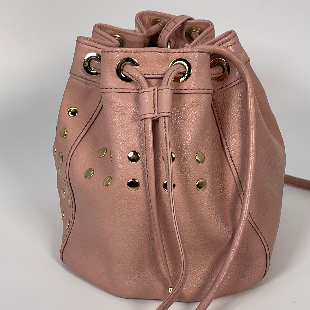 Pre-Loved Burberry Leather Bucket Bag