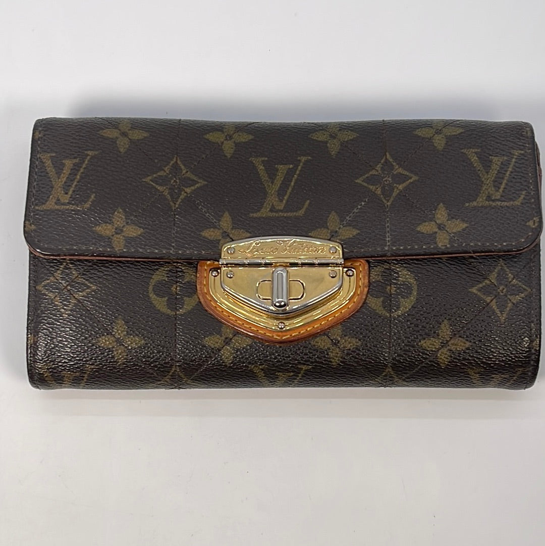 LOUIS VUITTON Monogram Etoile Portefeuille Sarah Zipped Long Wallet M66556  