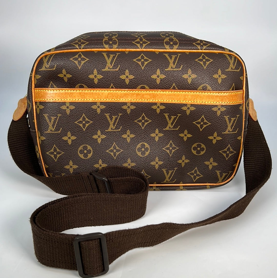 Louis Vuitton Vintage Monogram Reporter PM - Brown Crossbody Bags, Handbags  - LOU786692