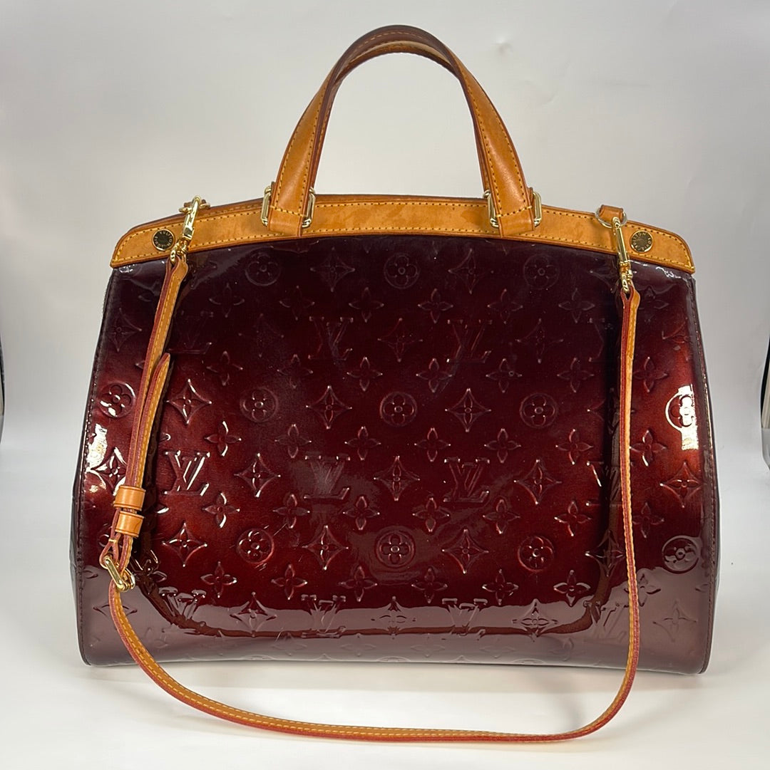 Louis Vuitton Vernis Brea GM Bag Beige Leather ref.700721 - Joli