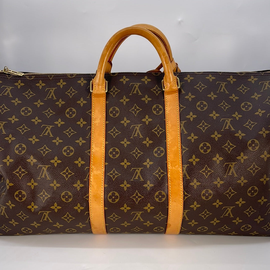 Sublime and unique Louis Vuitton Keepall Travel / Sports Bag 55