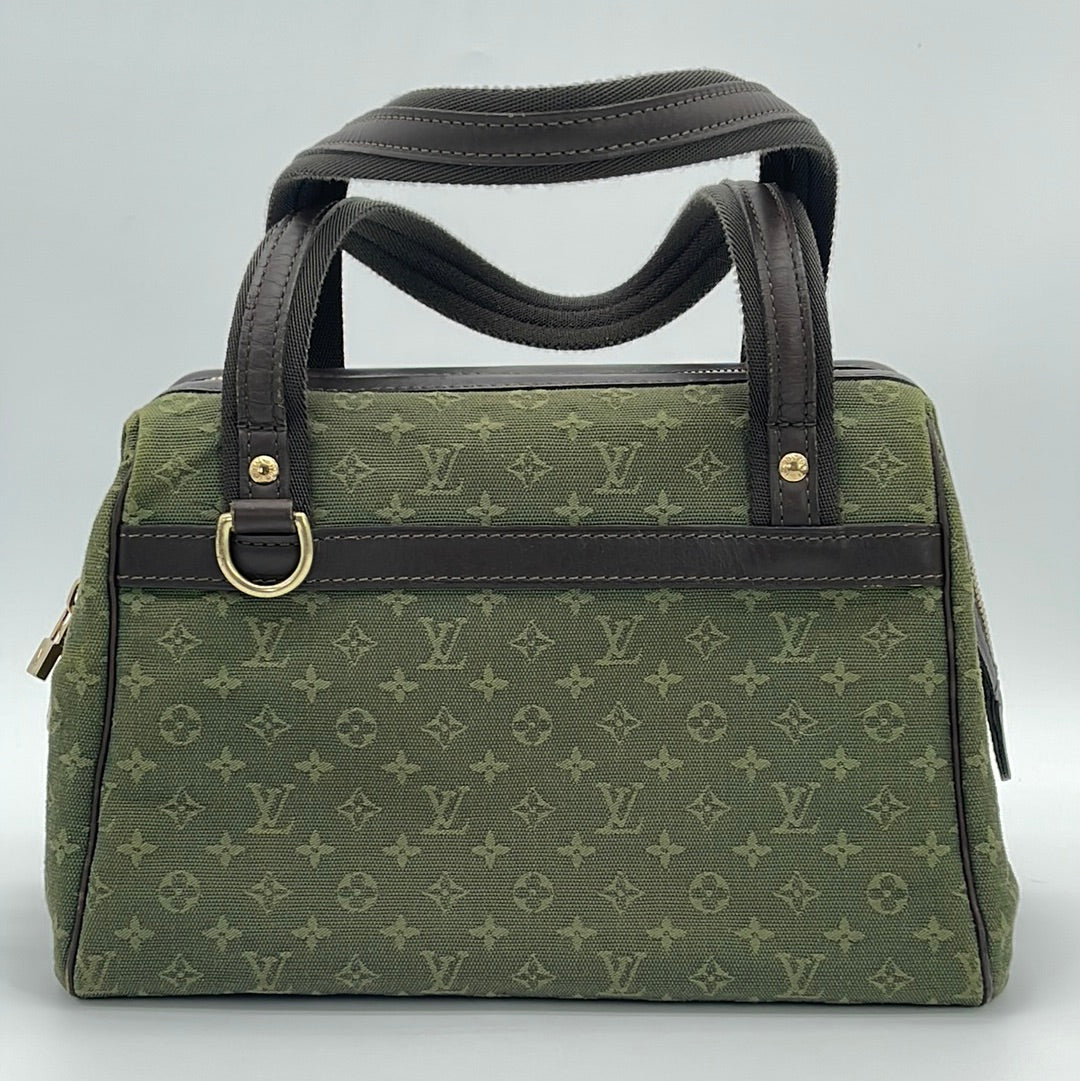 Louis Vuitton Green Monogram Mini Lin Josephine Shoulder Bag PM Louis  Vuitton