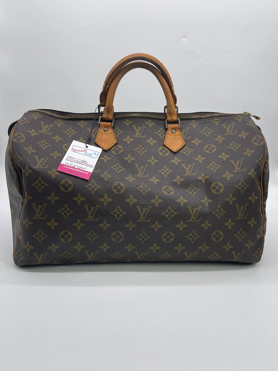 Vintage Louis Vuitton Speedy 40 Monogram AA1069 040523 – KimmieBBags LLC