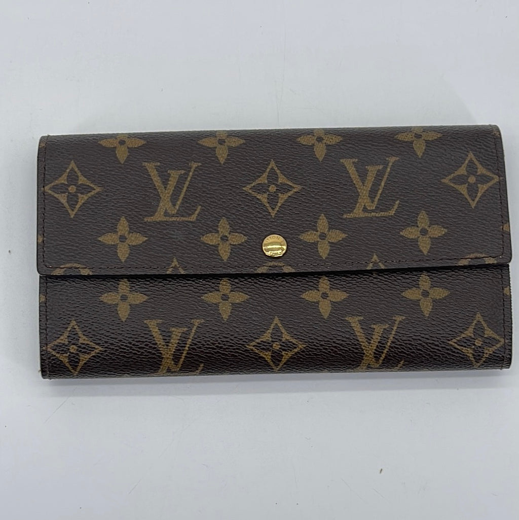 PRELOVED Louis Vuitton Monogram Sarah Wallet BXVKMV6 041224 H