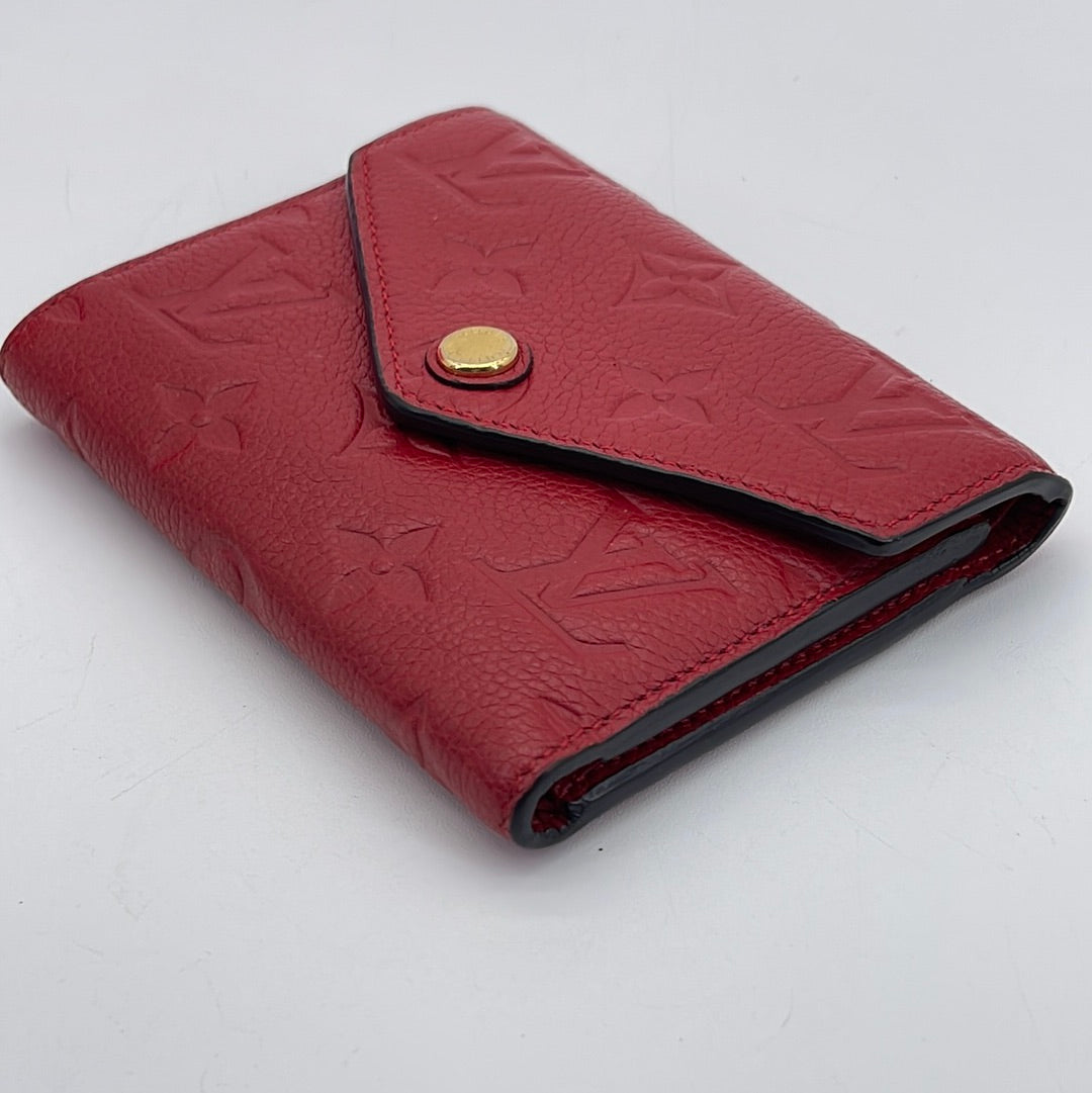 Louis Vuitton Victorine Red Wallet