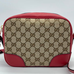 Gucci Bree Crossbody GG Red Leather