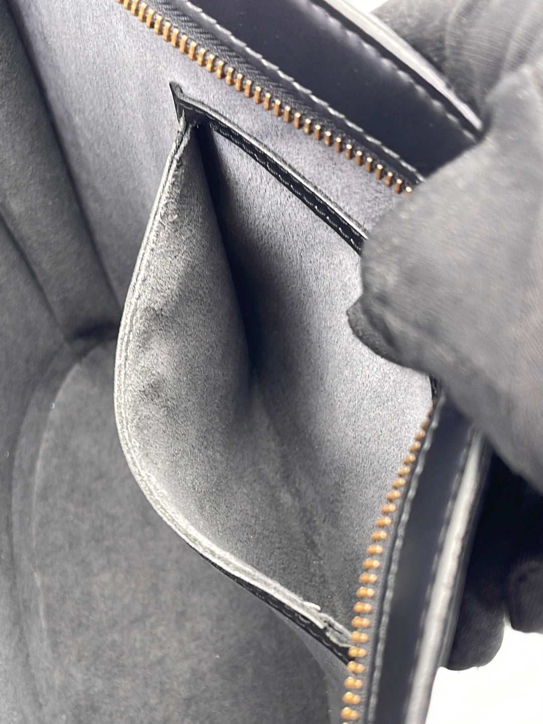 Louis Vuitton Saint Jacques PM Short Strap Bag in Black Epi and