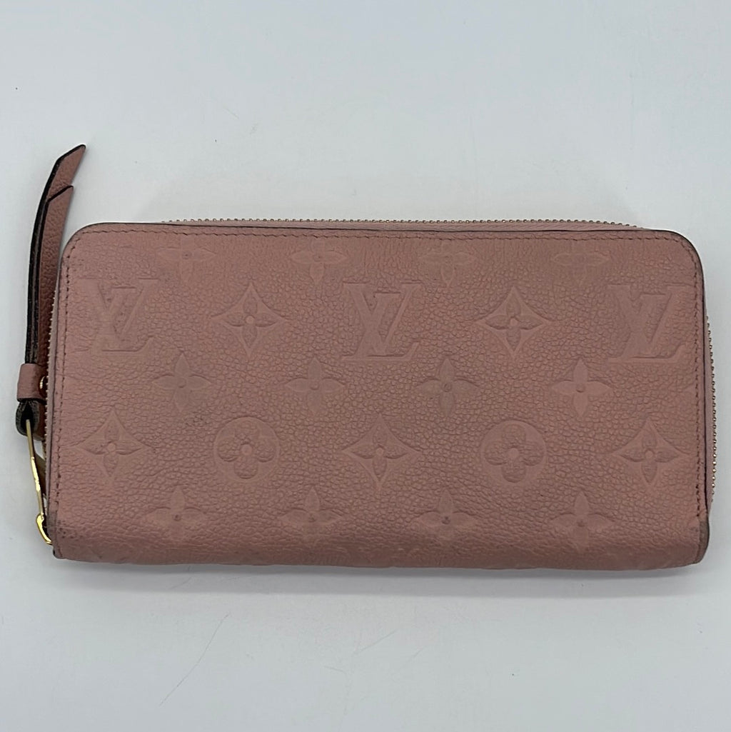 Preloved Louis Vuitton Pink Monogram Empriente Zip Wallet JTYJ22R 041224 H